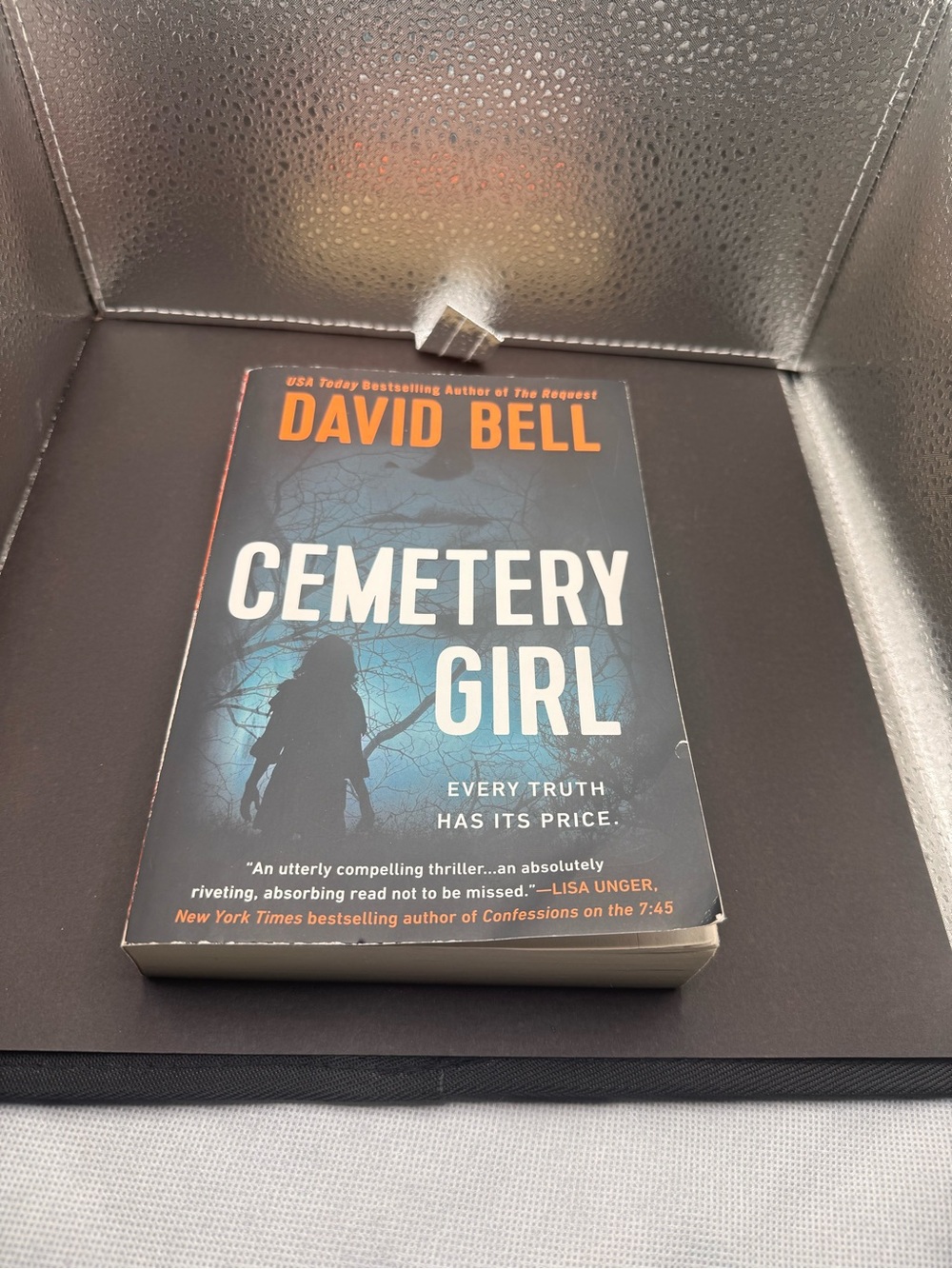 Original Penguin Paperback Thriller with Blue and Black Cover